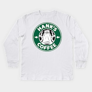 HANK'S COFFEE Kids Long Sleeve T-Shirt